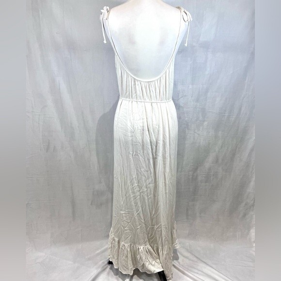 Silk & Salt white Croatian maxi dress size medium - Picture 5 of 6